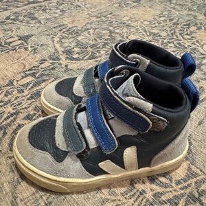Kids High-Top Sneakers with Velcro Straps